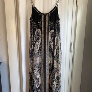 Express sheer-style maxi dress
